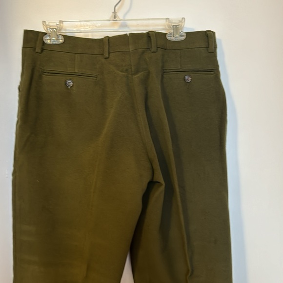 Kevin’s olive green felt pants - Picture 3 of 4